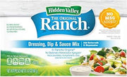 Clorox Hidden Valley Original Ranch Dressing Dry Mix, 3.2 Ounce -- 12 per case..