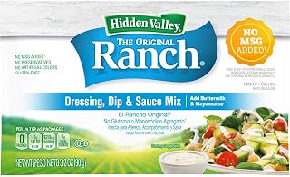 Clorox Hidden Valley Original Ranch Dressing Dry Mix, 3.2 Ounce -- 12 per case..