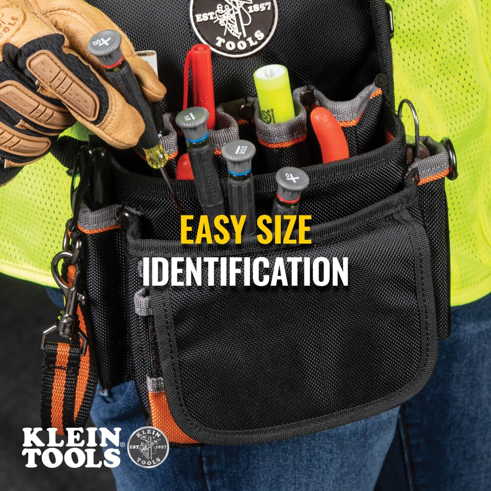 Mini Precision Screwdriver by KLEIN TOOLS – 2-Inch Shank, Tool Steel, Black, Model 6222
