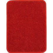 Endurance Solid Colored Area Rug in Color Red by Joy Carpets – 6' x 12' (Rectangular), Polyester, Red, Model 80R-07