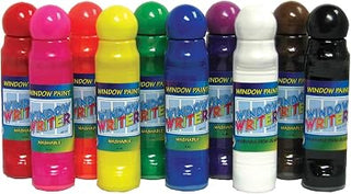 Crafty Dab Window Writers Paint Arts & Crafts, Assorted (CV-75556) 10 Count (Pack of 1)