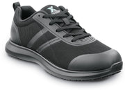 Mens Black Aiken MaxTrax Soft Toe SRO Athletic 14.0 EW by SR Max – 14 X-Wide, Black