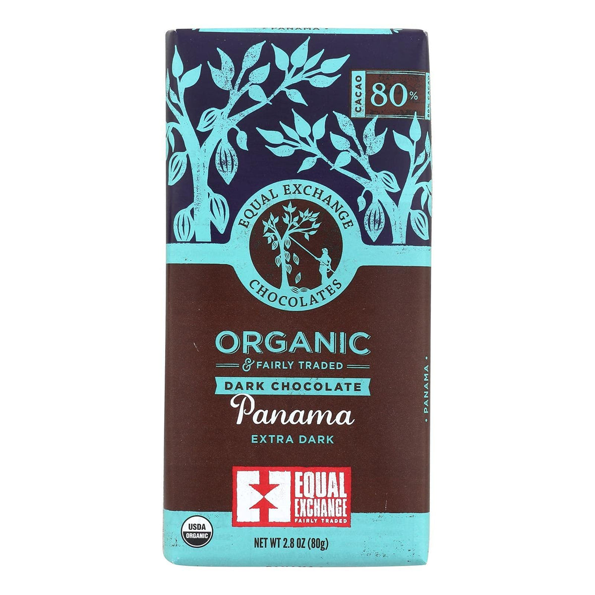 Organic Extreme Dark Chocolate Bar by Equal Exchange – 2.8 Ounce (Pack of 12), Pack of 12, Model HV1814656