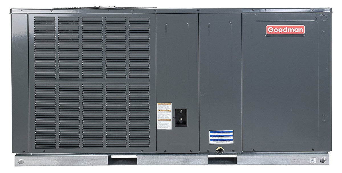 3 TON 13.4 SEER2 Horizontal AC Only Packaged Unit () by Goodman – 3 tons, architectural gray, Model GPCH33631