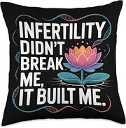 IVF in Vitro Fertilization Transfer Day Fertility Pregnancy Throw Pillow