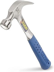 Estwing Curved Claw Hammer, 12 oz Smooth Face, Shock Reduction Grip, E3-12C