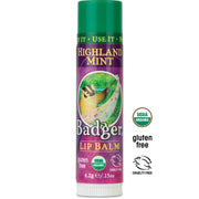 Highland Mint Classic Lip Balm - 0.15oz Stick by Badger – 0.15 Ounce (Pack of 1), Mint, Model 22502