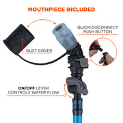 Chill-Its 5052 Replacement Hydration Pack Bladder by Ergodyne – 3 ltr, 3.0 liters, 37% PE, 24% PP, 30% TPU, 3% POM, 3% TPE, 3% Silicone, Clear, Model 13052