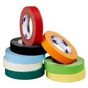 (36 Pack General Purpose Colored Masking Tape by Tape Logic – 1 Inch x 60 yds. (Pack of 36), Black, Model TLT935003B