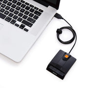 smart Card Reader DOD Military USB Common Access CAC Card Reader by saicoo – 42.3 x 2.55 Inch, Type A, Model FBA_S0201B-SSM