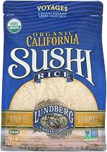 Lundberg Family Farms Organic California White Sushi Rice, 4 Pound - 6 per case.