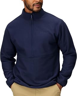 MARMOT Men's Rocklin 1/2 Zip, Lightweight Fleece Pullover Jacket