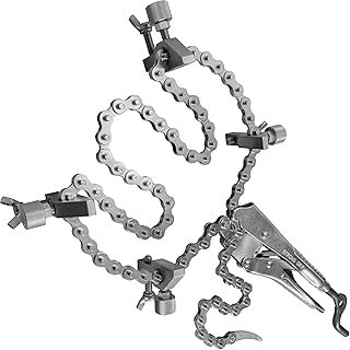 Strong Hand Tools The Python, Pipe Alignment Chain Pliers, Adjustable Stainless-Steel Contacts, Replaceable Nickel Plated 48" Chain, 14" Max Diameter, PCA2048