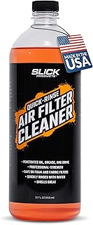 Slick Products Foam Air Filter Cleaner for Dirt Bikes, ATVs & UTVs - 32 oz | Foam & fabric filter cleaner; removes oil, grease and dirt; quick-rinse, non-flammable formula; dirt bikes, ATVs & UTVs