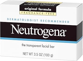 Neutrogena Original Transparent Facial Cleansing Bar, 3.5 oz