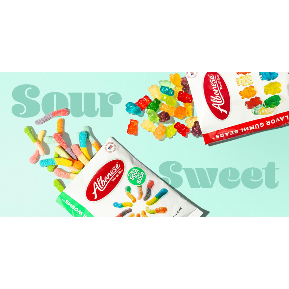 Albanese Variety Pack / 7 - 7.5 oz (Pack of 6) / 1 Gummy Candy