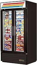 True GDM-35F~TSL01 Two Section Merchandiser Freezer, Powder Coated Steel Exterior