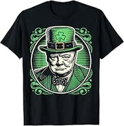 Funny St Patricks Day Patriotic Irish Winston Churchill T-Shirt