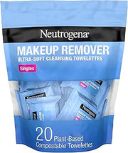 Neutrogena Makeup Remover Towelettes, Daily Single Face Towelettes, 20 Ct