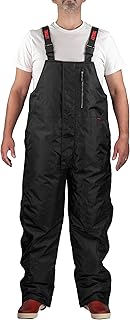 TINGLEY Cold Gear Men's Overalls Outerwear with Adjustable Suspender Straps, Water Repellent, O28223C/Type O or O28243