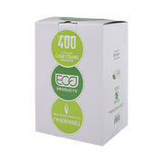 Eco-Products Compostable Paper Wrapped Plastic Straws – 7.75" Long, 5mm Diameter, Case of 9600, Clear Disposable Plant Based PLA Plastic, Standard Sized Drinking Straws, ASTM Compliant, BPI-Certified