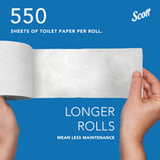 Scott Professional White / 550 Sheet (Pack of 40) / 40 Rolls Paper & Plastic