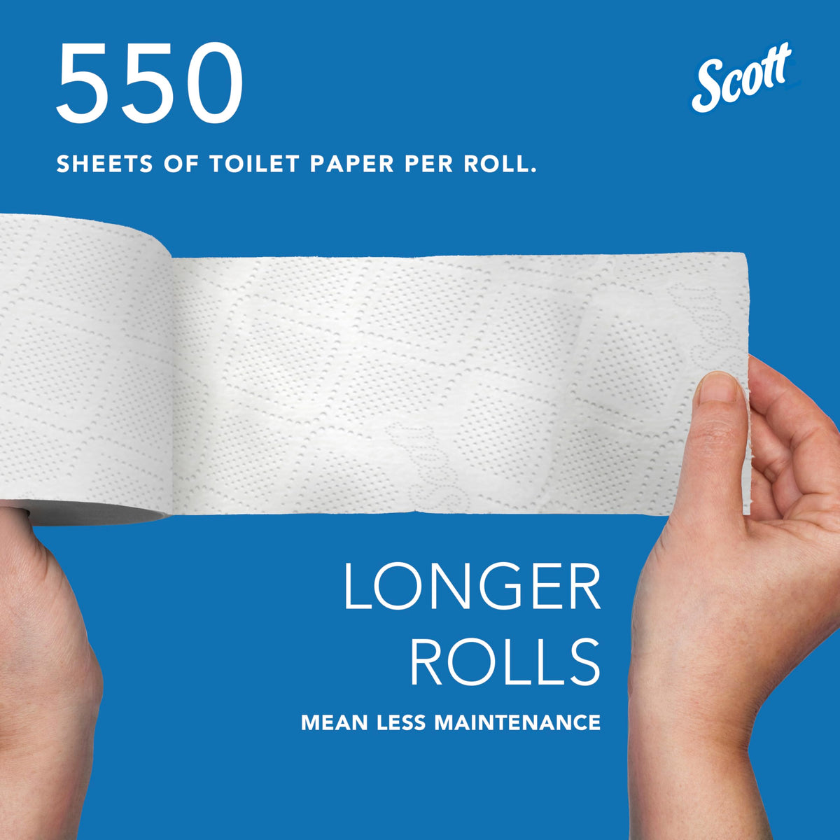 Scott Professional White / 550 Sheet (Pack of 40) / 40 Rolls Paper & Plastic