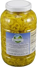 Bay Valley Foods Premium Mild Banana Pepper Ring, 1 Gallon -- 4 per case.