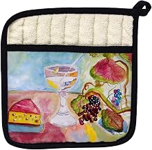 Betsy Drake PT104 Wine & Cheese Pot Holder
