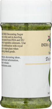 Decorating Sugar Green by India Tree – 3 Ounce, Green, Model 0734865102530
