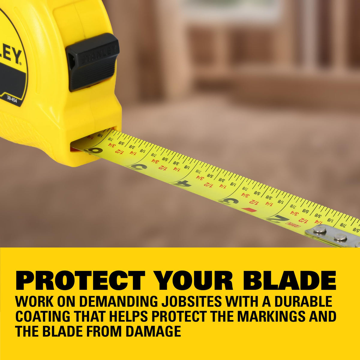 STANLEY 7.6 m / Black, Yellow / Classic Tape Measures