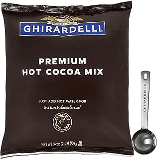 Chocolate - Premium Hot Cocoa 2 lb pouch with Ghirardelli Stamped Barista Spoon