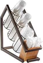 Sierra Collection by CAL-MIL – 6W x 16.75D x 16.25H, Metal, Tan/Black, Model 2051-84