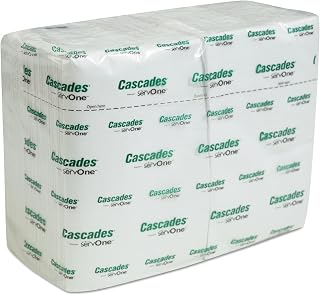 2410 Cascades for ServOne Napkins, 1-Ply, 6 1/2 x 4 1/4, White, 376/Pk, 6016/Carton