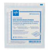 Gauze Sponge by Medline – 4" x 4" (50 Count), Rayon, White, Model NON256000H