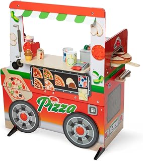 Melissa & Doug Wooden Pizza Food Truck Activity Center