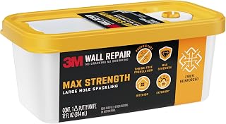 3M Wall Repair Max Strength Spackle 12 oz Tub for 3-5" Holes
