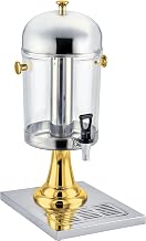 Winco Gold 7 1/2 qt Stainless Steel Juice Dispenser