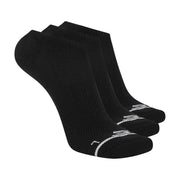 Men's 3-Pack Performance Pickleball No Show Socks by Skechers – Polyester Blend, Black, Model S118146HP