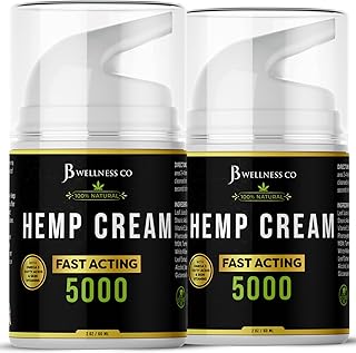 Hemp Cream -4oz- Neem, MSM, Turmeric, Emu Oil, Menthol, Aloe - 2 Pack