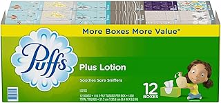Puffs Plus Lotion Facial Tissue, 1392 Count