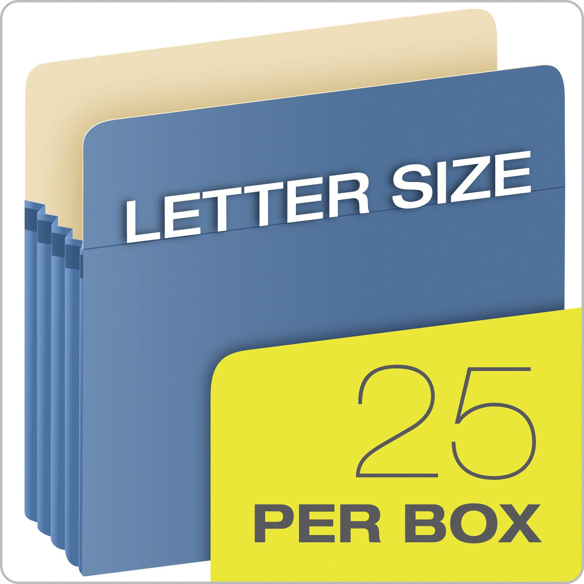 Expanding Desk File by Pendaflex – Tyvek, Blue, Model 1524E BLU