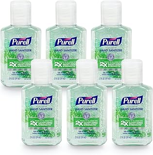 Purell Hand Sanitizer Soothing Gel Travel Bottle, 6ct x 2oz - 3156-04-EC