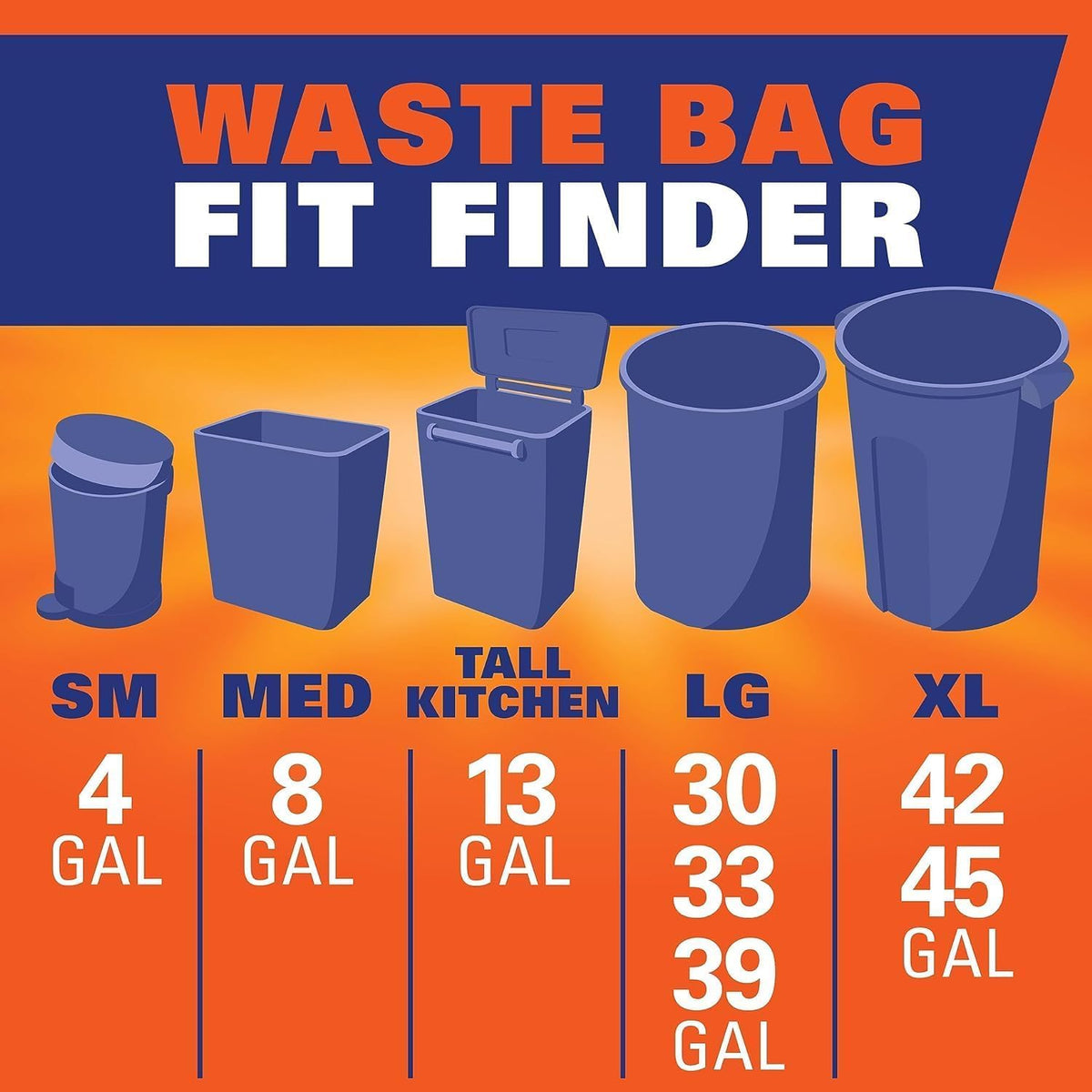 Hefty 14 Count (Pack of 3) / Black / 30.0 gallons Trash Bags & Liners