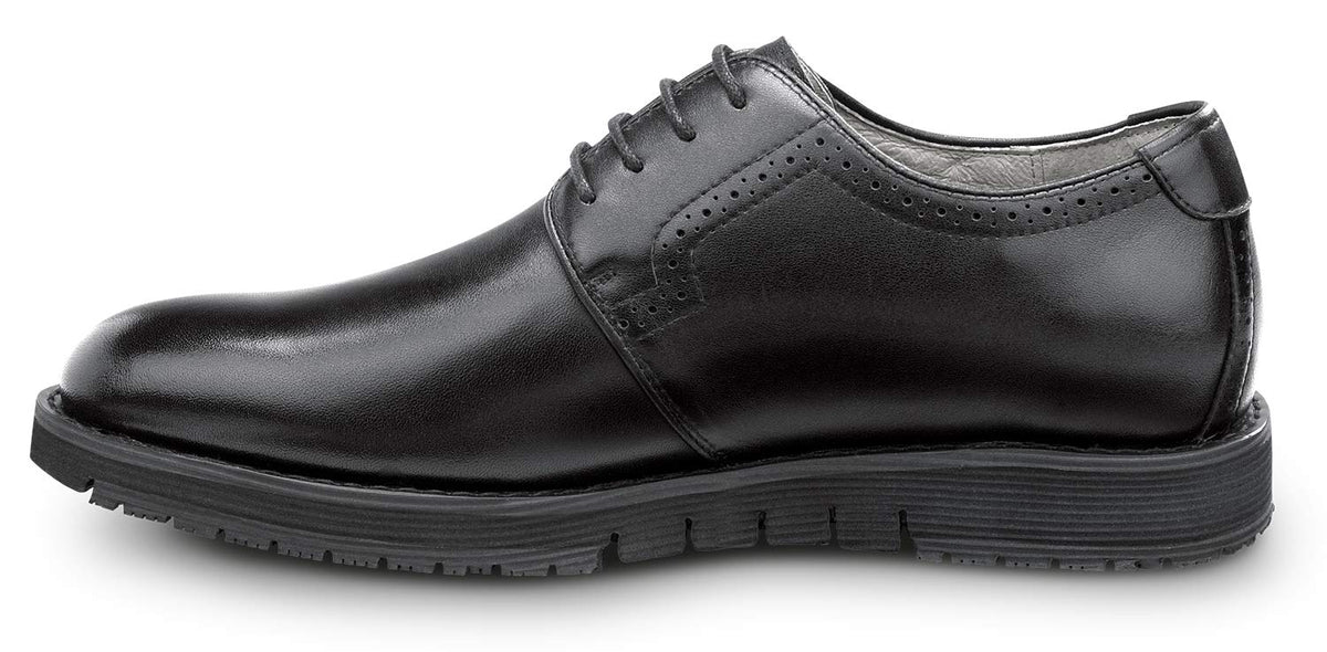 Mens Black Beaufort MaxTrax Soft Toe SRO Dress Shoe 16.0 EW by SR Max – 16 X-Wide, Polyurethane, Black, Model Sr Max Beaufort