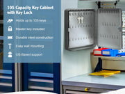 Barska 105 Keys / Beige / 1 Key Cabinets