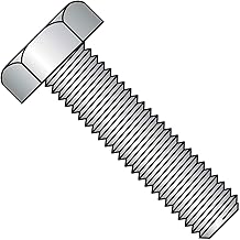 Hex Tap Bolt, 1/4-20 x 1-1/2", Grade A, Carbon Steel, Zinc, FT, UNC, 100 Pack