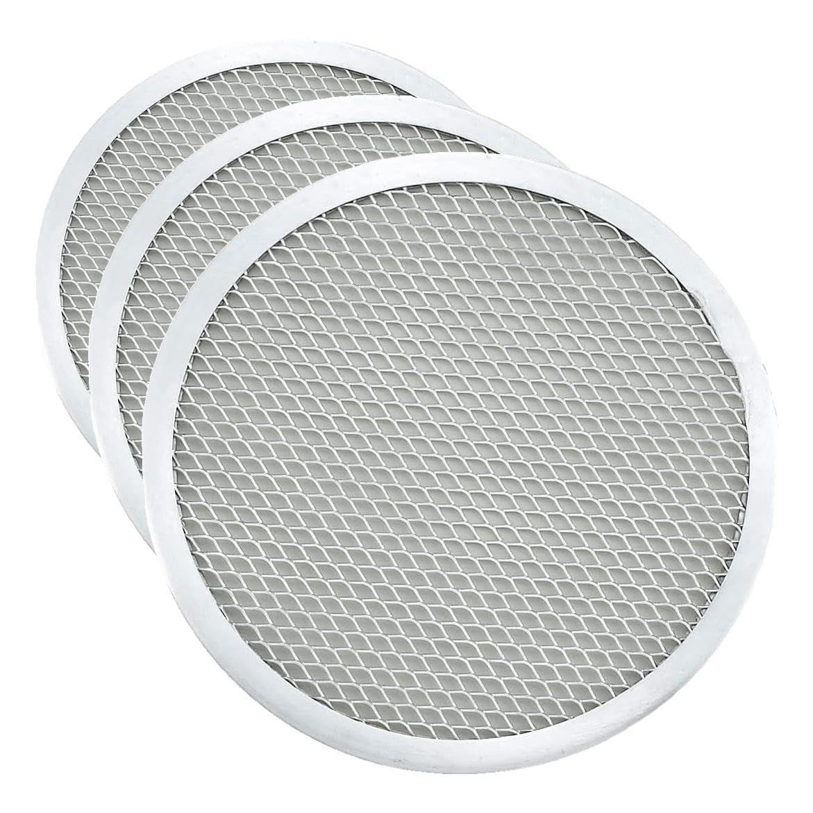 Winco Aluminum / 1 Count (Pack of 3) / Music Pizza Pans & Stones