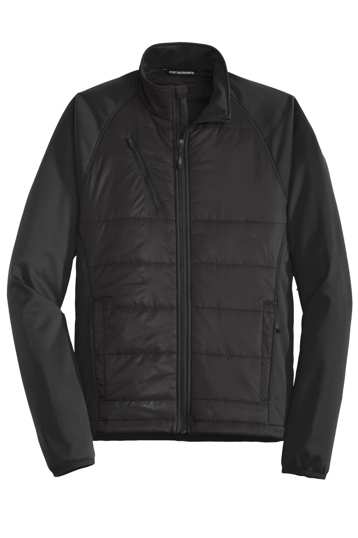 Hybrid Soft Shell Jacket by Port Authority – Large, Nylon, Deep Black, Model 1109894