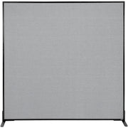 Freestanding Office Partition Panel by Global Industrial – Alloy Steel, Gray, Model 238640FGY